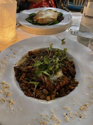 Jackfruit with mash potato  at Bellaverde in Mallorca