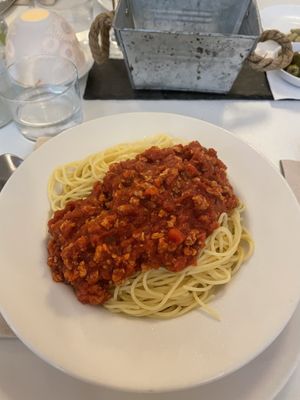 Spaghettini Bolognese   at Bellaverde in Mallorca