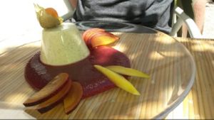 panna cotta (vegan) at Bellaverde in Mallorca