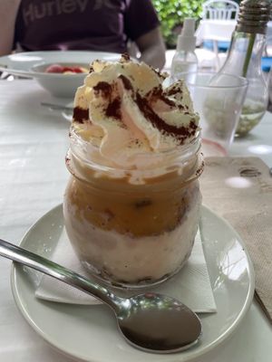 Banofee dessert   at Bellaverde in Mallorca