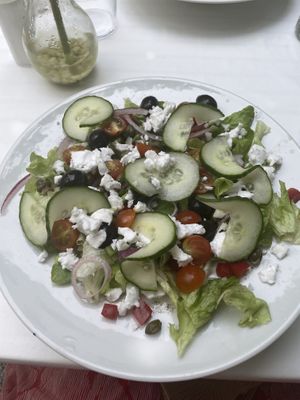 Greek salad   at Bellaverde in Mallorca