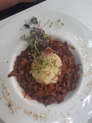 Jackfruit stew at Bellaverde in Mallorca