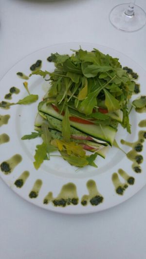raw lasagne at Bellaverde in Mallorca