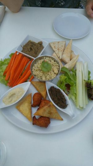 mixed mezze  at Bellaverde in Mallorca