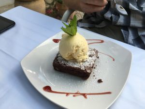 Dessert at Bellaverde in Mallorca