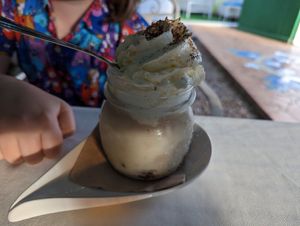 Banoffee pie at Bellaverde in Mallorca