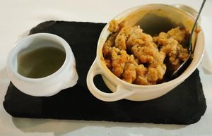 Apple cake at Bellaverde in Mallorca