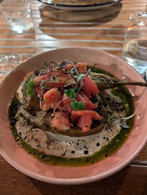 Eggplant main  at Bellaverde in Mallorca