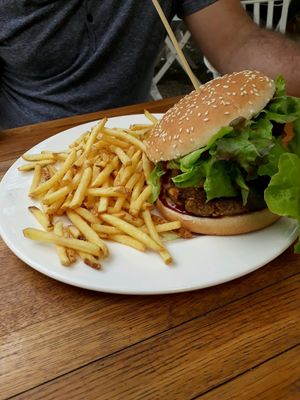 BBQ Burger  at Bellaverde in Mallorca