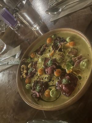 Cold “fish” stew   at Bellaverde in Mallorca