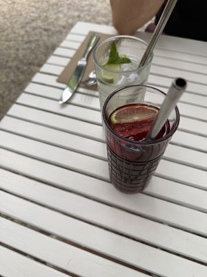 Drinks. Ice Tea and Limonade.  at Bellaverde in Mallorca