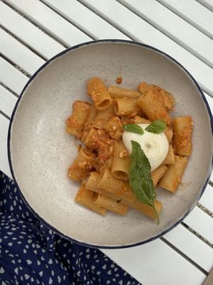 Rigatoni   at Bellaverde in Mallorca