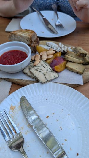 Cheese Board from the daily menu at Bellaverde in Mallorca