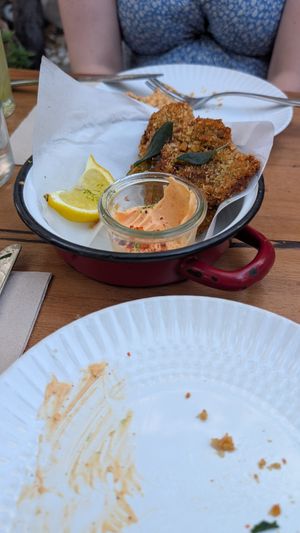 Crispy Mushrooms at Bellaverde in Mallorca