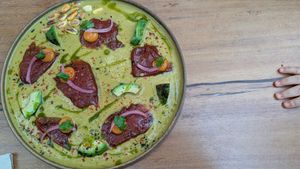 Vegetable Tiradito at Bellaverde in Mallorca