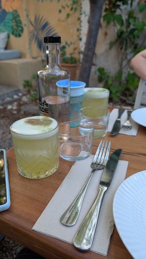 Alcohol free cocktail from the daily menu at Bellaverde in Mallorca