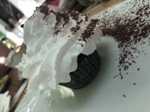 Bellaverde Chocolate Muffin with Oreos and Peanut Butter! at Bellaverde in Mallorca