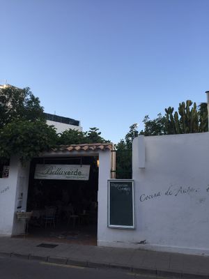 Front of restaurant  at Bellaverde in Mallorca