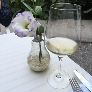 Vegan wines listed on menu at Bellaverde in Mallorca