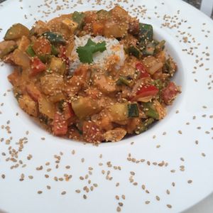 Red Thai Curry at Bellaverde in Mallorca