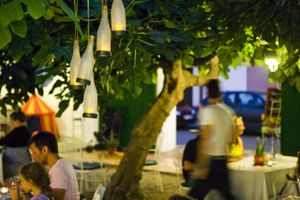 Light summer nights with our great vegan and vegetarian cuisine... at Bellaverde in Mallorca