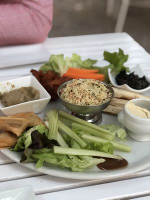 Mezze platter at Bellaverde in Mallorca