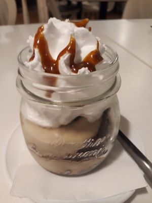 Deliah banoffee dessert at Bellaverde in Mallorca