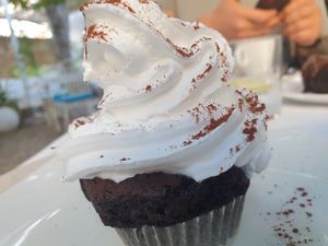 Muffin. Mega tasty!!! at Bellaverde in Mallorca