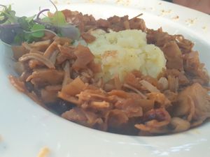 Jackfruit stew at Bellaverde in Mallorca
