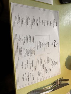 I can thoroughly recommend the Birthday Martini 😁  at Oeuf in Hove