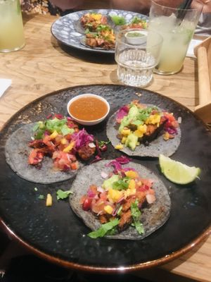 Vegan  Chorizo tacos   at Tacos & Tequila in Amsterdam