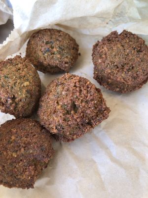 Falafel Side at Maoz in Boca Raton