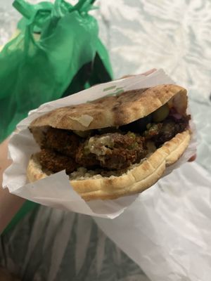 Falafel pita   at Maoz in Boca Raton