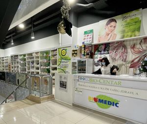 Front of kiosk  at Biomedic in Banja Luka