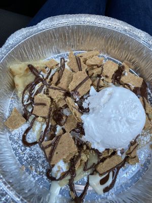 S’mores crêpe  at VCrepes in Long Beach