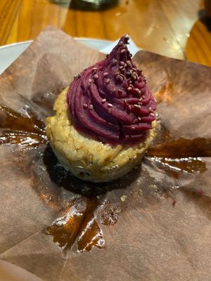 Vegan Cupcake  at French Cafe in Uvita