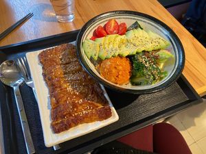 Choose your own options. This set cost $245NT. Very filling and delicious!  at Protein Kitchen  in Taipei