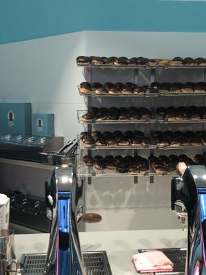 Inside  #Veganuary at Jones Donuts in Stuttgart