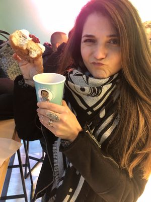 Happy me!  #Veganuary at Jones Donuts in Stuttgart