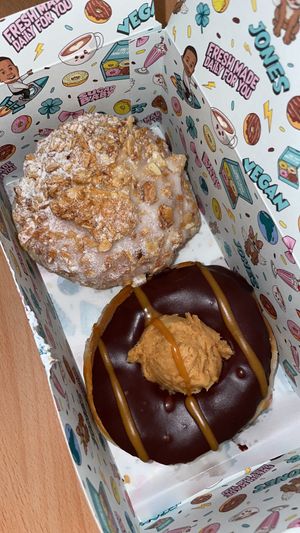 Super leckere Donuts und sehr freundliches Personal ☺️ at Jones Donuts in Stuttgart