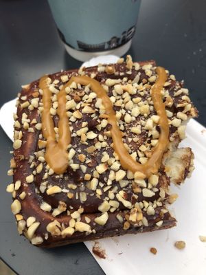 Cinnamon “donut"  at Jones Donuts in Stuttgart