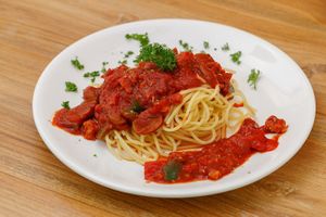 สปาเก็ตต้ชอส at VEGAN PHUKET in Phuket