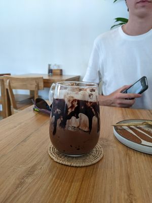 Ice cocoa at VEGAN PHUKET in Phuket