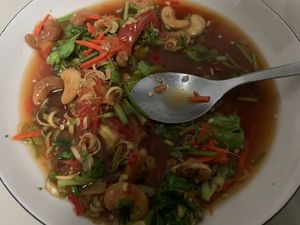 Vegan spicy fish  at VEGAN PHUKET in Phuket