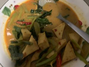 Tofu in a curry sauce  at VEGAN PHUKET in Phuket