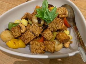 Amazing Tempe!  at VEGAN PHUKET in Phuket