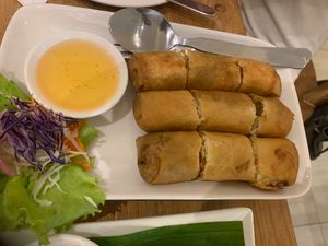 Spring rolls  at VEGAN PHUKET in Phuket