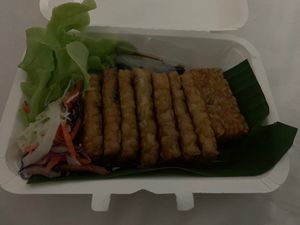 Tempe with teriyaki. Really good   at VEGAN PHUKET in Phuket