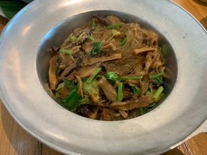 Noodles with mushroom. Good    at VEGAN PHUKET in Phuket