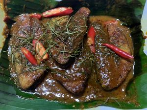 Fish curry. Tasty and very spicy!  at VEGAN PHUKET in Phuket